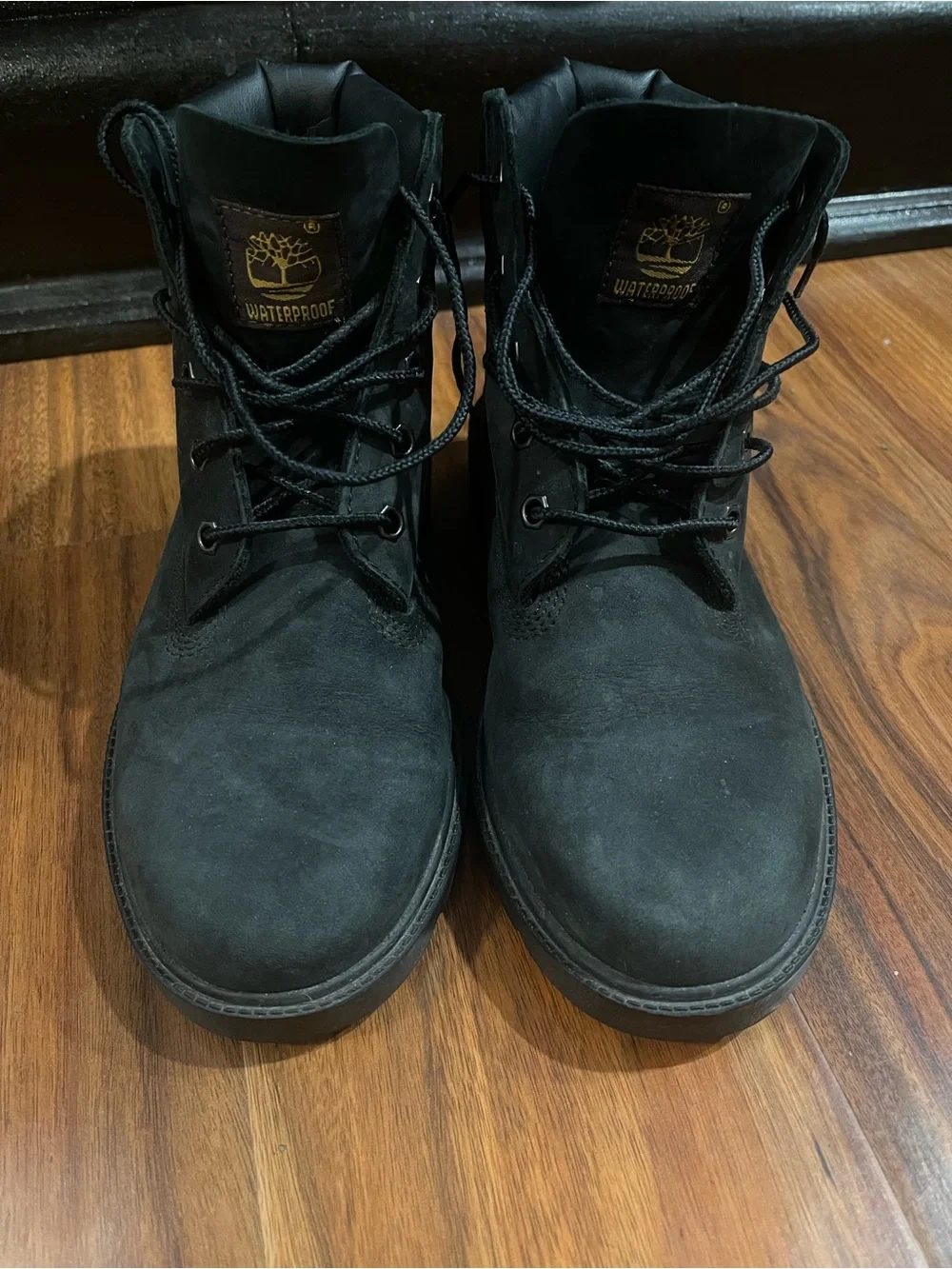 Timberland youth 4.5 Black Waterproof Men's Lace-Up Boots